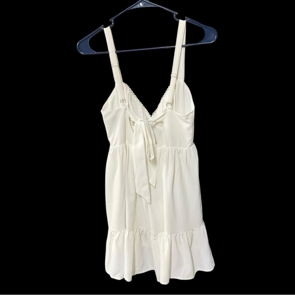 Princess Polly Arialena Mini‎ Dress White Size Small - Picture 5 of 6